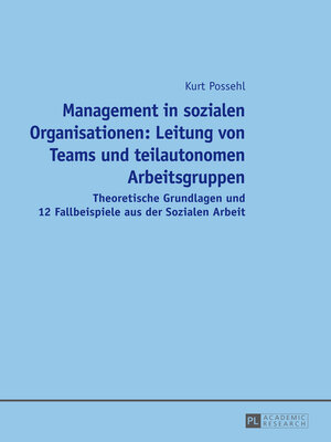 cover image of Management in sozialen Organisationen